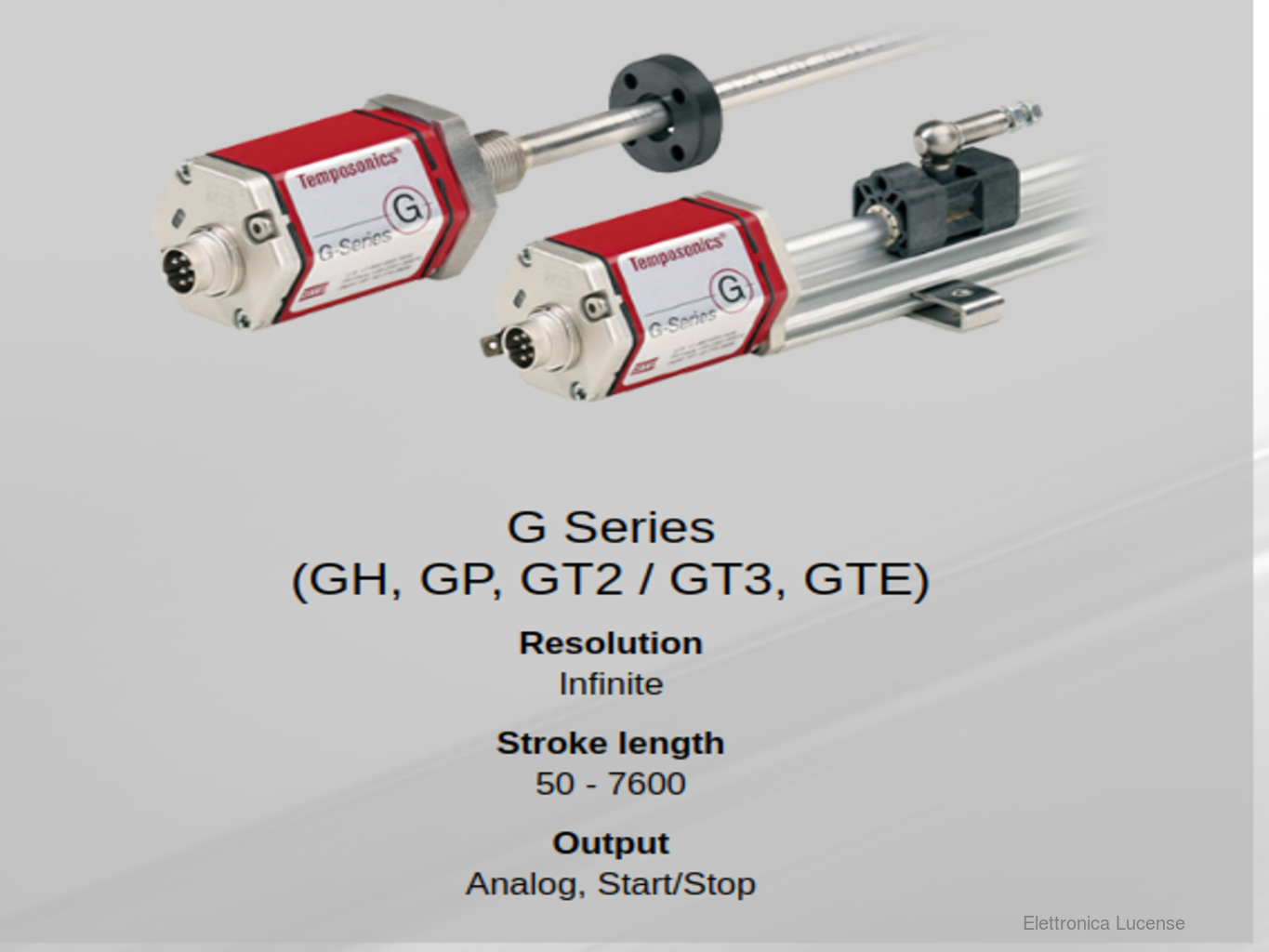 Elettronica Lucense MTS SENSORS TEMPOSONIC ABSOLUTE POSITION TRANSDUCER