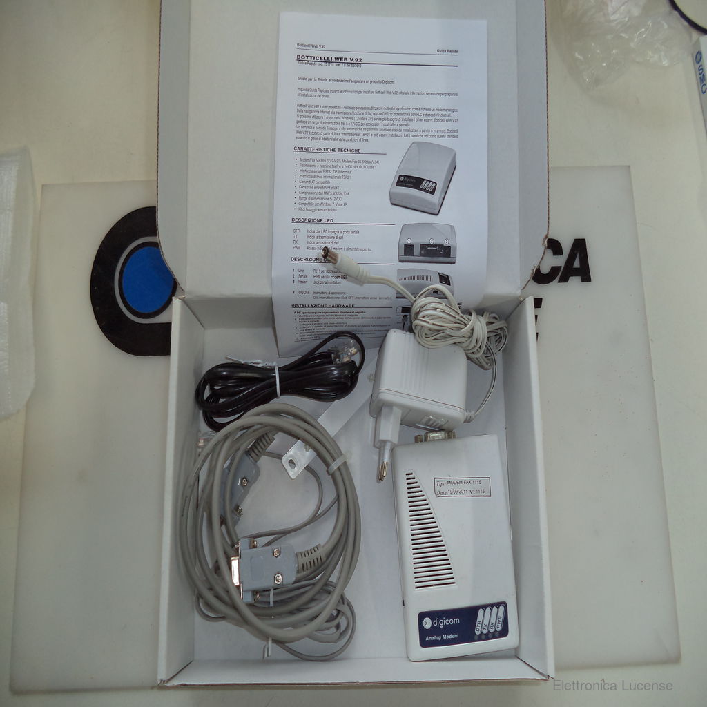 Elettronica Lucense 8D0155 MODEM/FAX V.92 ANALOGICO
