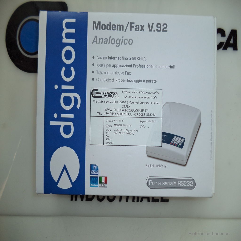 Elettronica Lucense 8D0155 MODEM/FAX V.92 ANALOGICO
