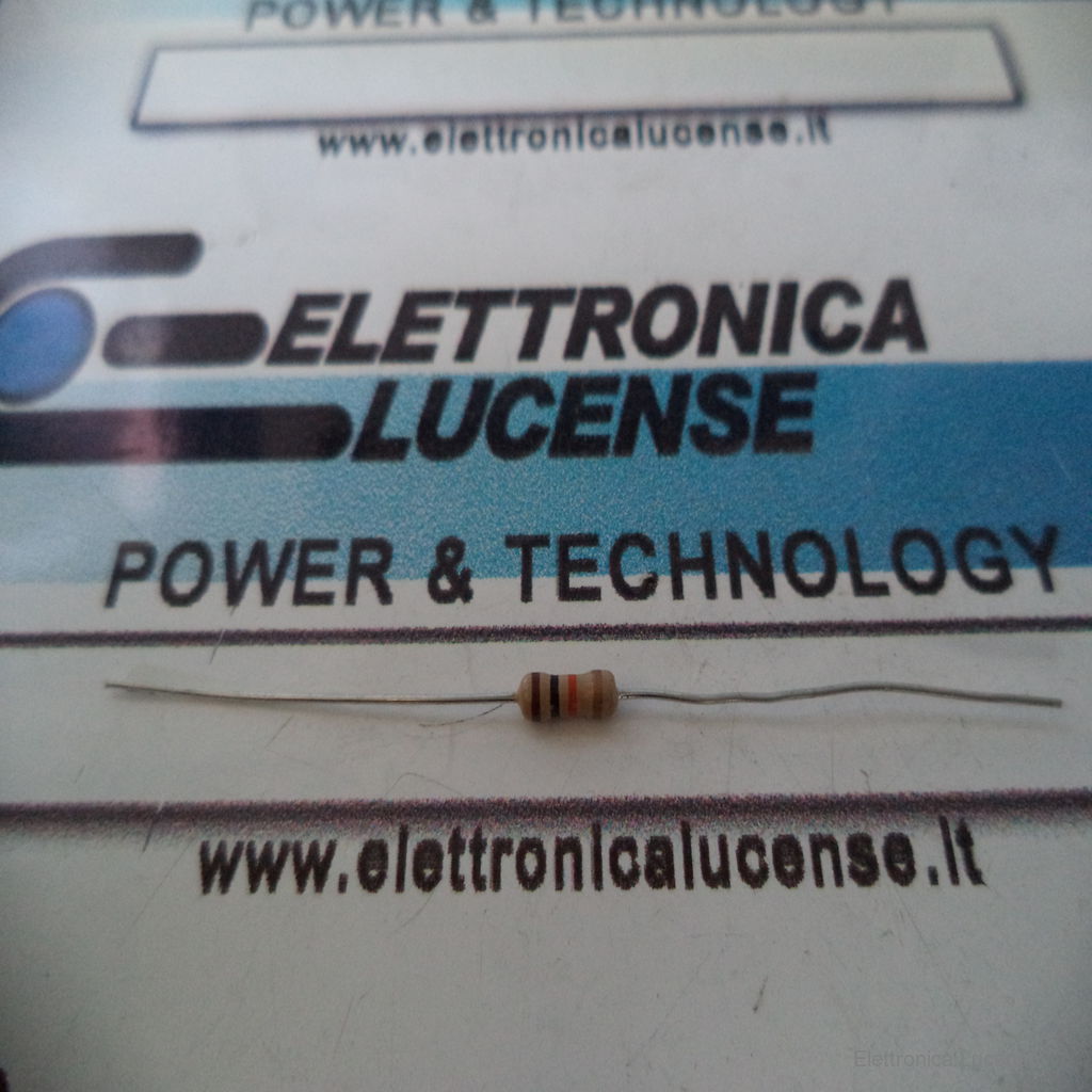 RESISTENZE 120 ohm (120R) 1/4W 5% - 50 Pezzi