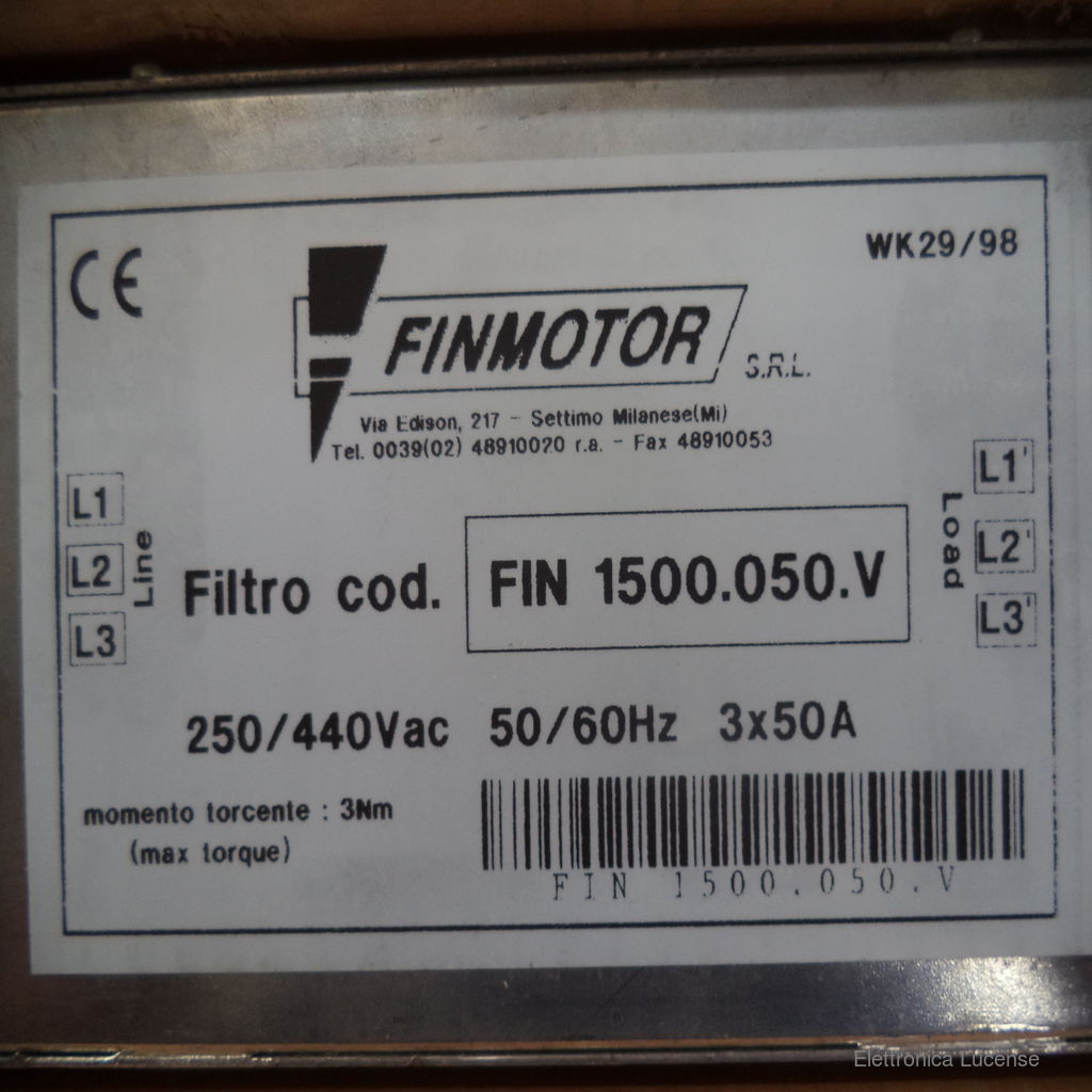 FINMOTOR-FIN-1500-050-V-3 FINMOTOR-FIN-1500-050-V-3