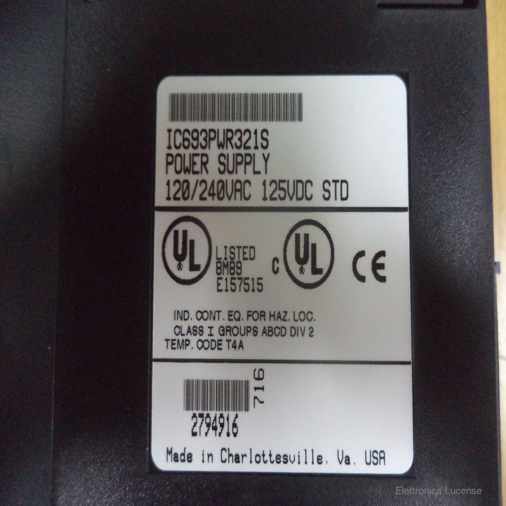 GENERAL-ELECTRIC-IC693PWR321S-3 GENERAL-ELECTRIC-IC693PWR321S-3