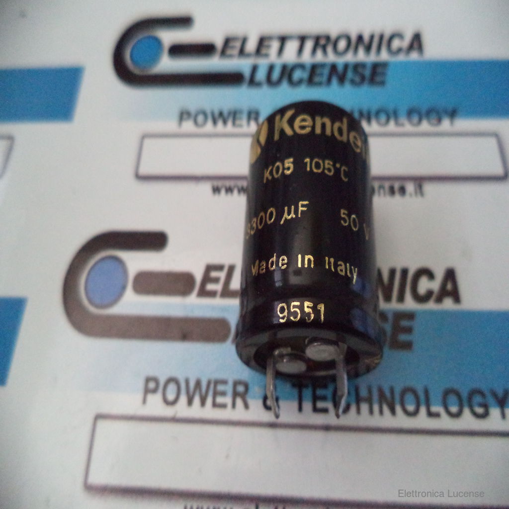 Elettronica Lucense KENDEIL K053300 CAPACITOR ELECTROLYTIC K05 3300UF