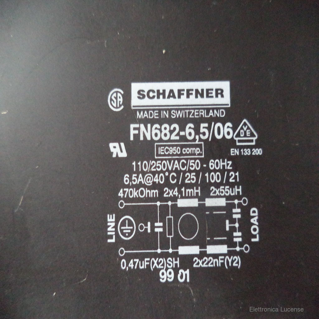 SCHAFFNER-FN682-6.5-06-3 SCHAFFNER-FN682-6.5-06-3