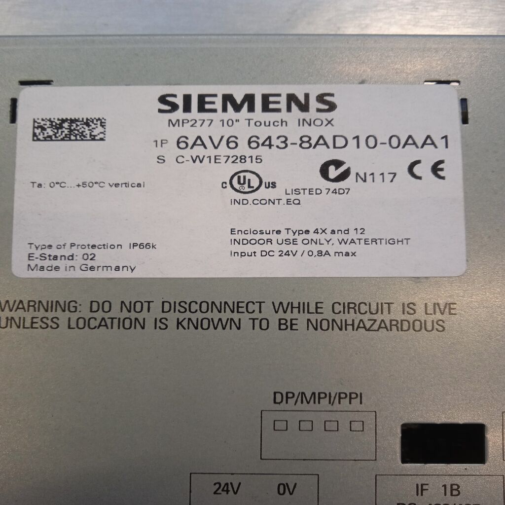 SIEMENS-6AV6643-8AD10-0AA1-3 SIEMENS-6AV6643-8AD10-0AA1-3