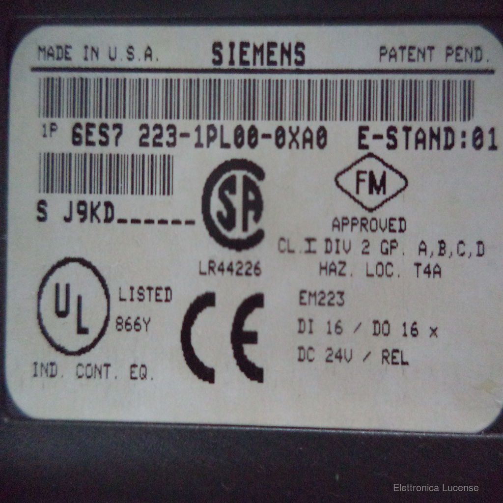 SIEMENS 6ES7223-1PL00-0XA0-3 SIEMENS-6ES7223-1PL00-0XA0-3