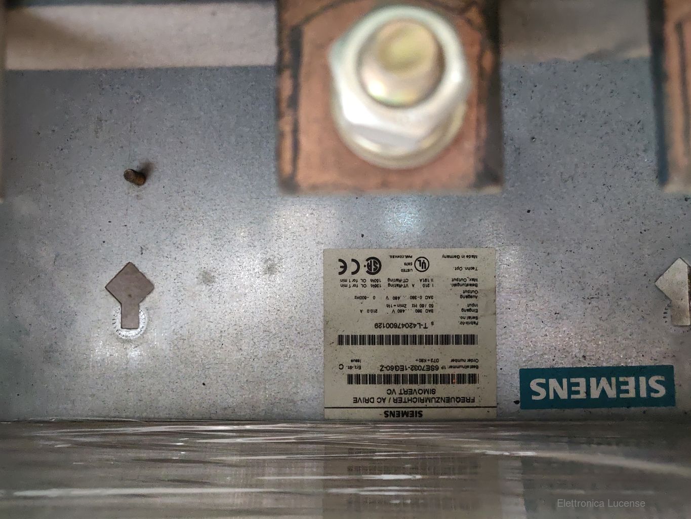 SIEMENS-6SE7032-1EG60-3 SIEMENS-6SE7032-1EG60-3