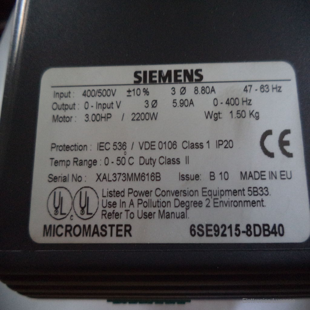 SIEMENS-6SE9215-8DB40-2 SIEMENS-6SE9215-8DB40-2